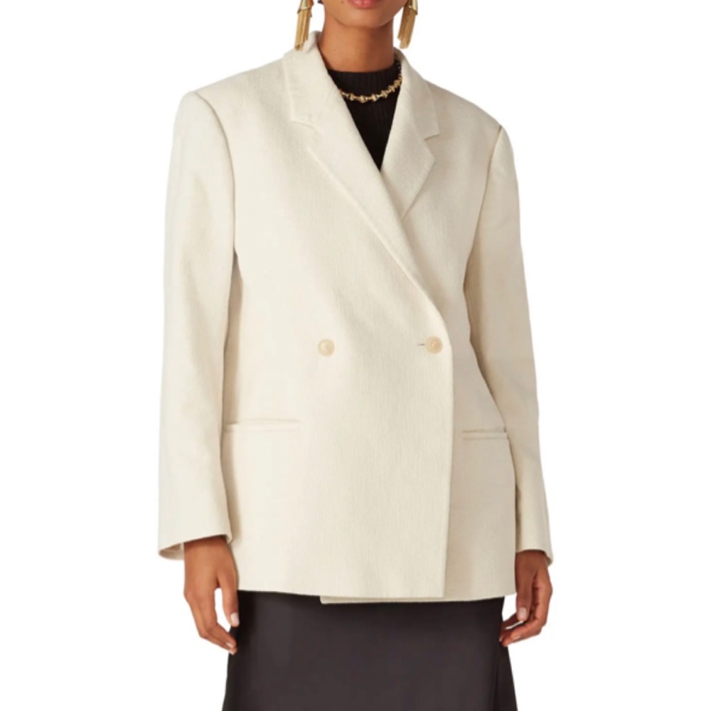 Totême Cream Loreo Blazer Size XS $730